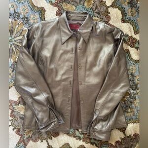 VINTAGE Bronze Metallic Shacket
